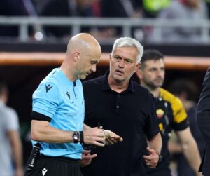 Jose Mourinho CHARGED with abusive language against Anthony Taylor after Europa loss amid calls for him to get huge ban