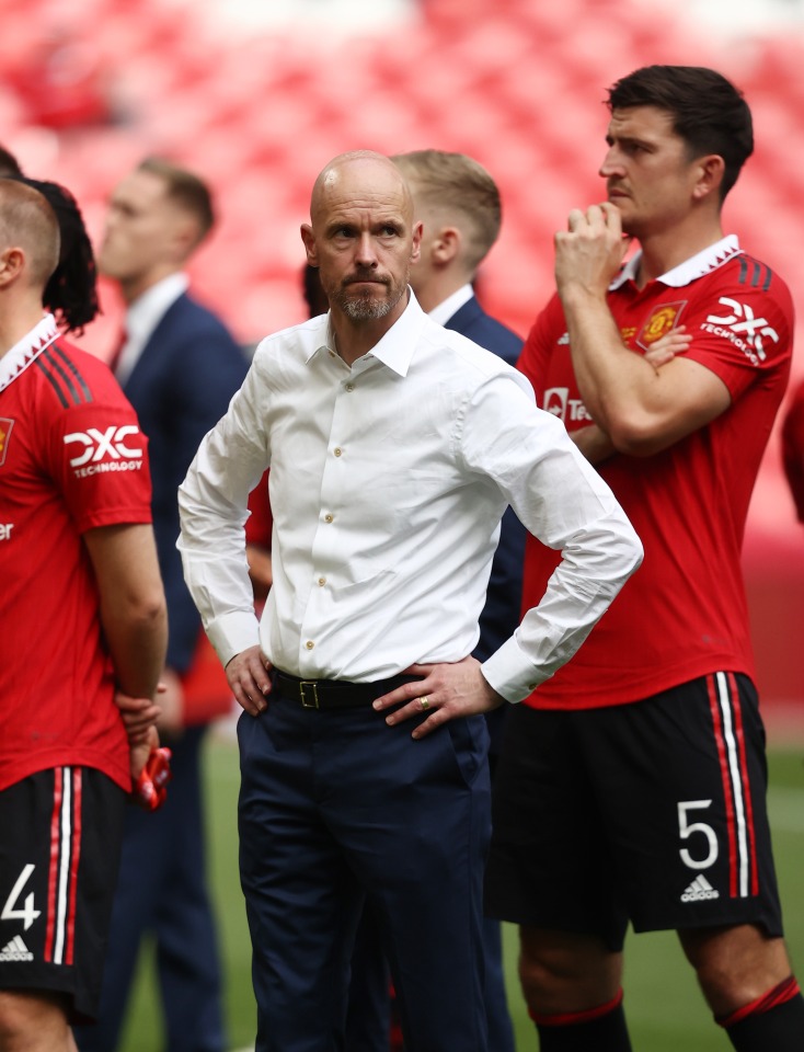 Erik ten Hag slammed by fans as TV cameras capture ‘filthy habit’ at full-time of Man Utd’s FA Cup final defeat