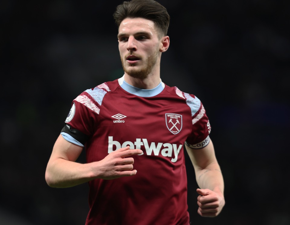 Man Utd considering hijacking Arsenal’s transfer move for Declan Rice by offering two players and cash