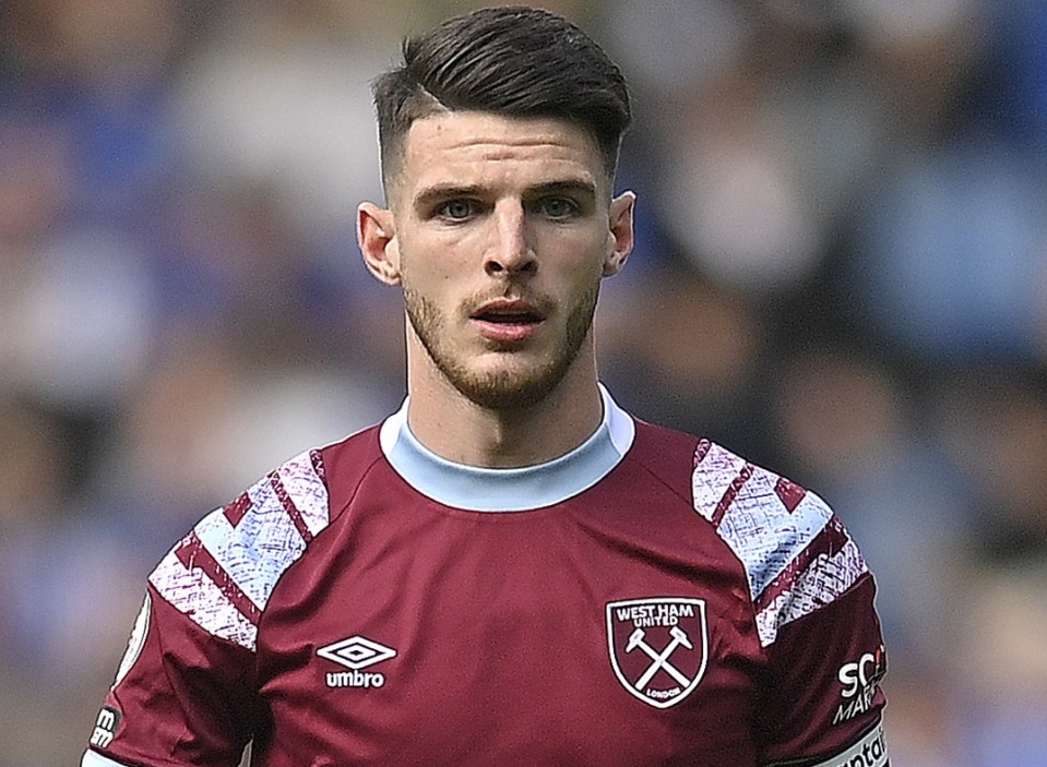 Arsenal’s £105million Declan Rice transfer DELAYED as West Ham reject Gunners’ multi-year payment plan