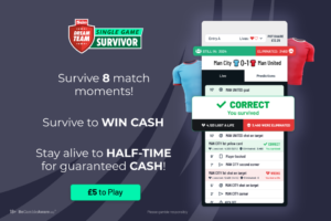 Play Dream Team Single Game Survivor alongside Saturday’s FA Cup final – £2000+ prize pot!