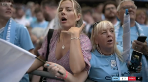 Woman makes lewd gesture live on BBC before cameras quickly cut away during FA Cup final coverage