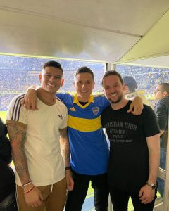 Ex-Man Utd star Ander Herrera admires ‘incredible’ Bombonera with former Old Trafford pal as Boca Juniors win