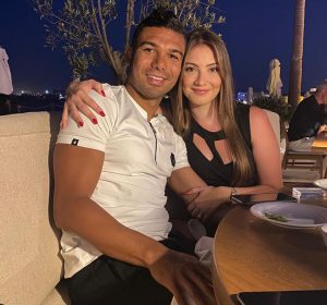 Casemiro’s wife denies bizarre rumours Man Utd star had affair with stunning chocolate shop model