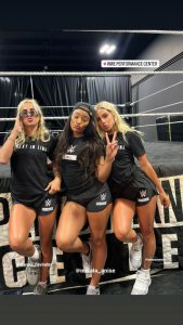 Cavinder Twins team up with unlikely WWE partner as sisters share behind-the-scenes look into spring training