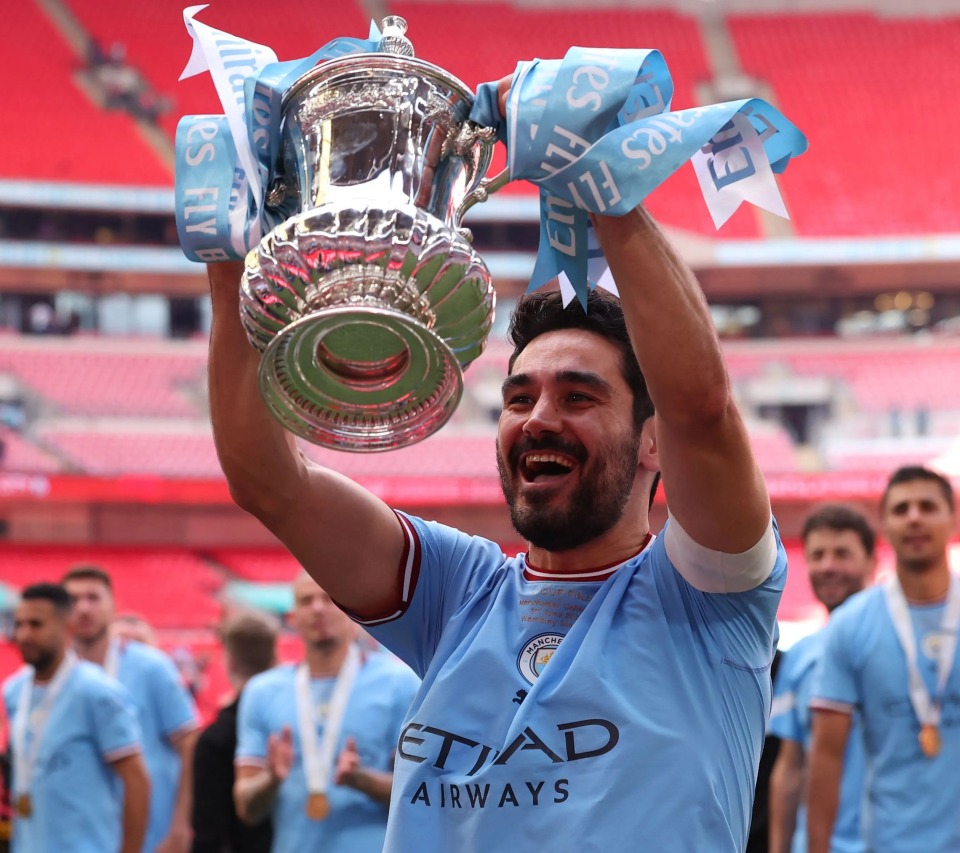 Man City hero Ilkay Gundogan missed out on FA Cup medal to little-known star who didn’t even make squad