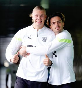 Erling Haaland’s bromance with Jack Grealish takes new twist as City goal machine teases pal over settling into team