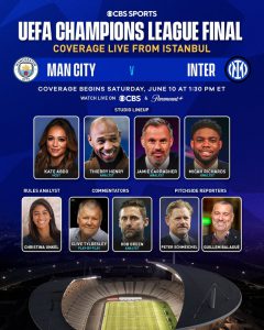 Fans demand ‘we need this in the UK’ as CBS reveals Champions League final coverage with ITV legend among ‘GOAT line-up’