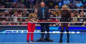 Fans left speechless as 14-time title holder Charlotte Flair makes shock WWE return at Smackdown