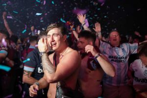 Jubilant West Ham fans take to the streets to celebrate after triumphant Europa Conference League win over Fiorentina