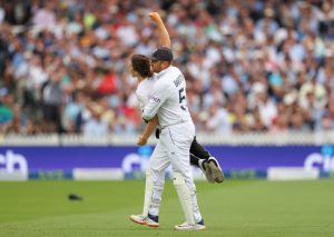 England cricket star Jonny Bairstow carries eco yob off pitch at Lord’s as protesters disrupt Ashes test