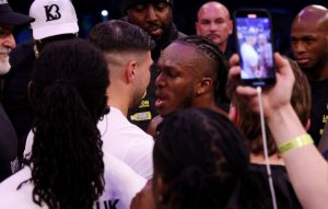 Fans say KSI will ‘get smoked’ by Tommy Fury as latest training footage is revealed after Fournier KO is overturned