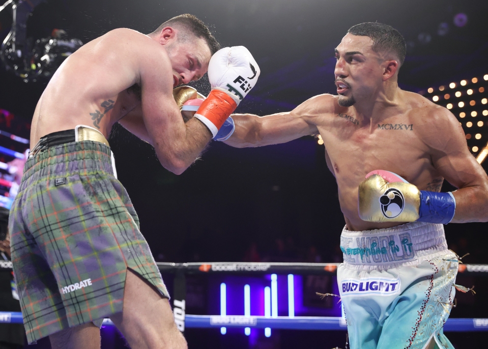 Teofimo Lopez stuns Josh Taylor on points to win world title and hand Scot first-ever defeat