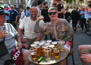 Topless Ricky Hatton leads Man City fans flooding Istanbul in sky blue ahead of Champions League final vs Inter Milan