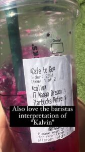 Starbucks staff have no idea who forgotten Man City star is after completely misspelling his name on cup