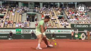 Carlos Alcaraz plays ‘greatest shot ever seen’ against Novak Djokovic at French Open to leave tennis fans stunned