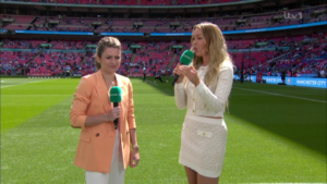 Fans in love with Laura Woods’ outfit for FA Cup final as ITV presenter is told she ‘defines beautiful’