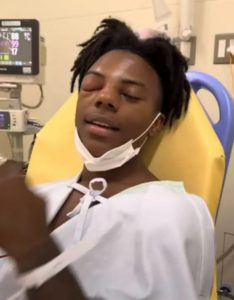 IShowSpeed sends update from hospital bed after undergoing emergency surgery on mystery eye injury as KSI shows support