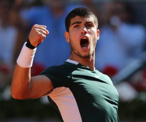 Tennis wonderkid Carlos Alcaraz was sponsored aged 10, is tipped to take over Nadal’s mantle and is a Calvin Klein model