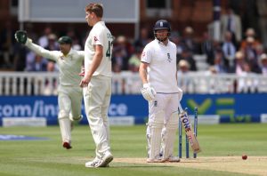 Eagle-eyed fans spot Australia star appearing to point and laugh at fuming Lord’s members as Bairstow row escalates