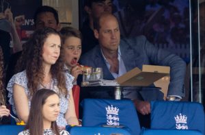 Prince George tucks into pizza as he joins William to watch Ashes test at Lord’s – and everyone’s saying the same thing