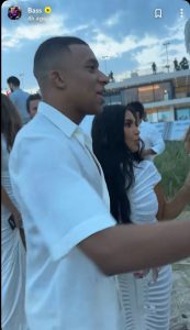 Fans all fear for Kylian Mbappe after video emerges of PSG superstar partying with ‘cursed’ Kim Kardashian