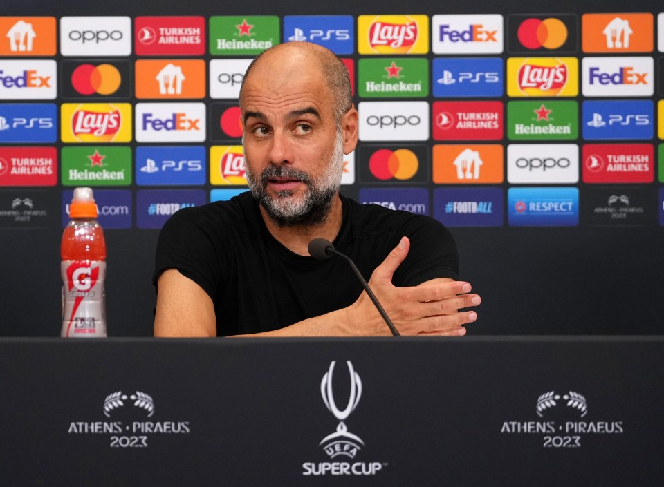 Pep Guardiola bans Man City stars from celebrating Super Cup win with alcohol as he blasts Premier League