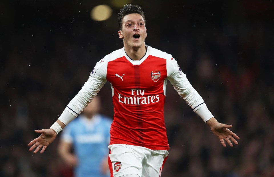 Arsenal cult hero Mesut Ozil reveals his Champions League dream XI for this season but fans ask ‘what is he cooking?’