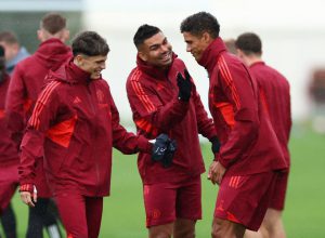 Man Utd stars knuckle down in training ahead of Bayern Munich clash after sensational dressing room bust-up