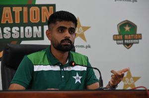 Moment Babar Azam and Pakistan teammates arrive in India for ODI World Cup after captain breaks silence on rift rumours