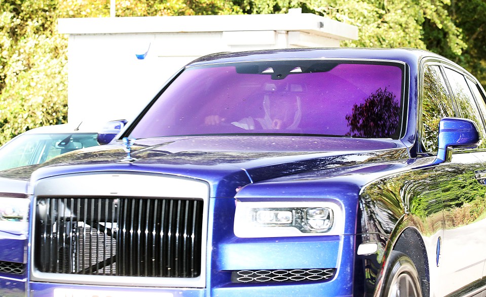 Marcus Rashford pictured driving to training in Rolls Royce days after terrifying car crash in £700,000 motor