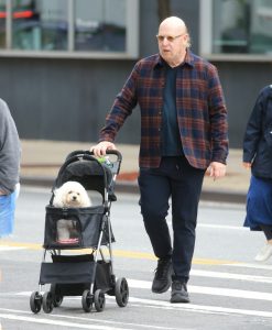 Hated billionaire Man Utd owner Avram Glazer pictured pushing dog in a pram in bizarre photograph