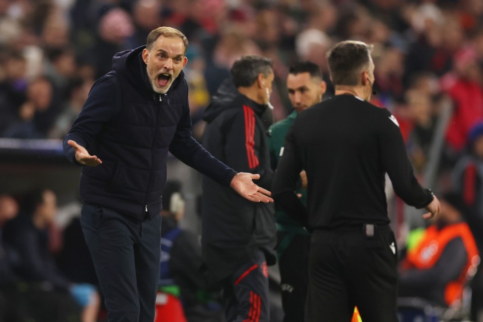 Why is Thomas Tuchel not in the dugout for Bayern Munich vs Man Utd?