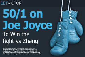 Joe Joyce vs Zhilei Zhang offer: Get Juggernaut to win at 50/1 with BetVictor