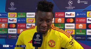 Fans praise Andre Onana for ‘showing more balls than most of the squad’ as he ‘DEMANDS interview’ to apologise for gaffe