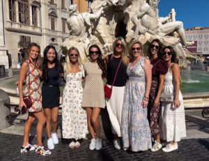 US Ryder Cup Wags hit the town as Jena Sims and Co light up Rome in glamorous outfits before cheering on their men