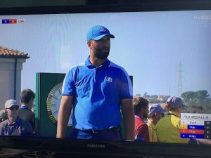 Sky Sports forced to apologise after Jon Rahm’s X-rated blast is picked up on live TV during Ryder Cup