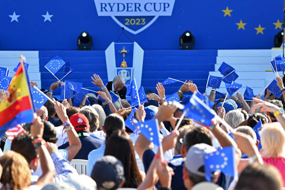 Punters win big as Paddy Power pay out six-figure sum on Europe to win Ryder Cup – after ONE session