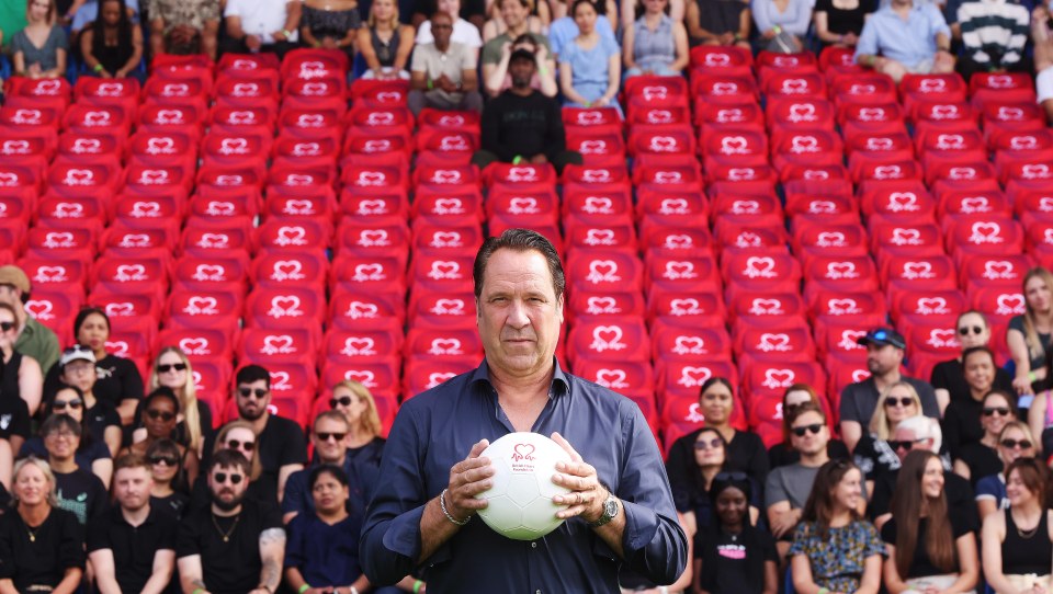 Arsenal legend Seaman surrounded by empty seats at Premier League stadium to raise awareness for hidden heart conditions