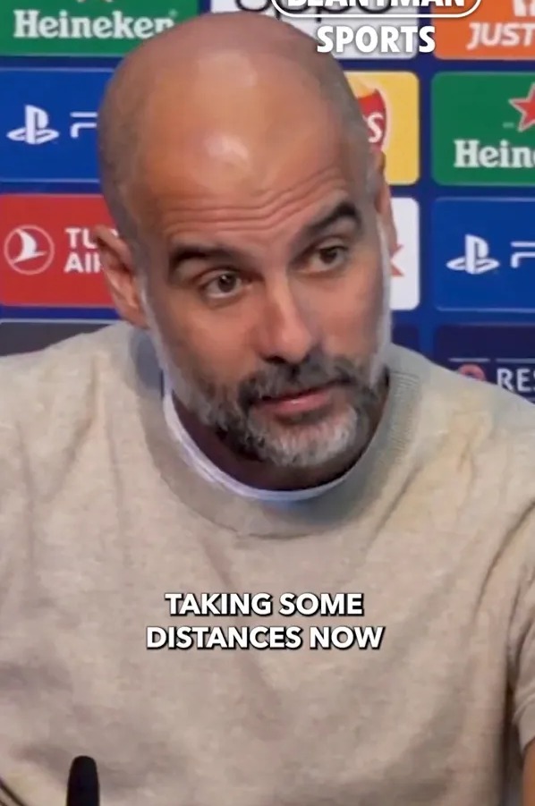 Fans convinced Pep Guardiola ‘violated’ rivals Man Utd with ‘savage’ moment during press conference