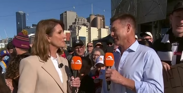 Sunrise host Natalie Barr asks AFL star Ben Cousins very personal question as he begins new role after ‘troubled past’