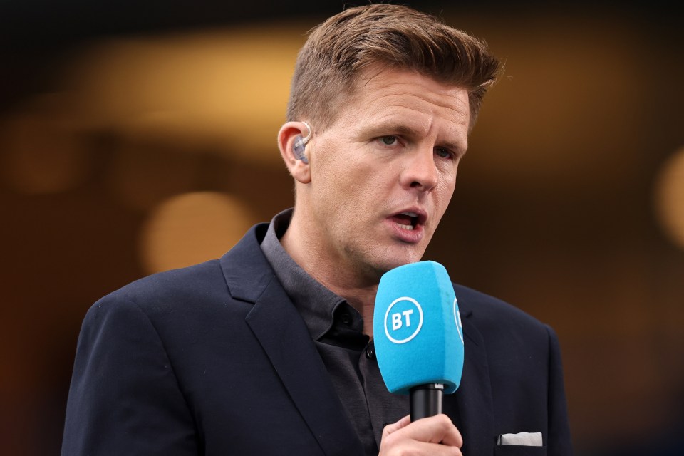 Ex-BT Sport host Jake Humphrey makes classy gesture to Laura Woods after she makes Champions League debut on TNT Sports