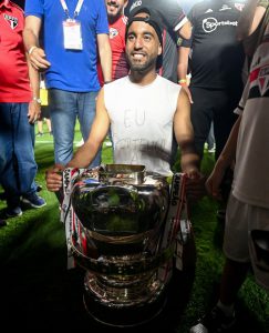 Lucas Moura wins trophy just four months after leaving Tottenham – but could already be set for another transfer exit