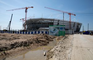 Forgotten World Cup stadium where 34k saw England ‘sinks into SWAMP after being handed to minnows who can’t fill stands’