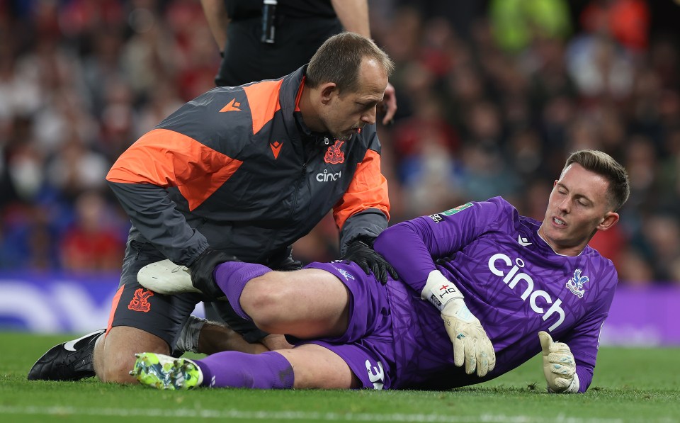 Dean Henderson endures nightmare Old Trafford return as he limps off injured and booed by Man Utd fans on Palace debut