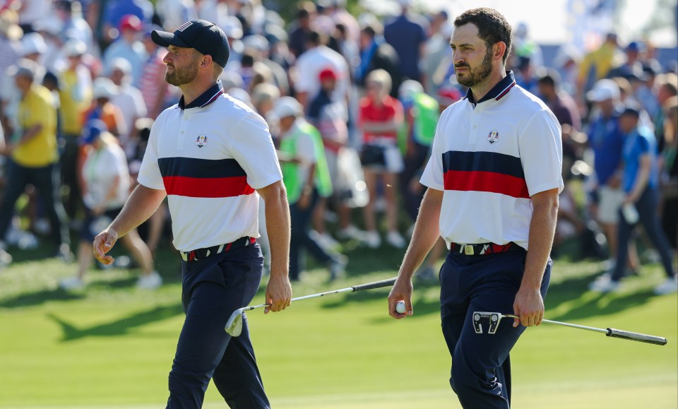 Savage Team Europe fans wave caps at Patrick Cantlay & serenade USA star with brutal chant over Ryder Cup silent protest