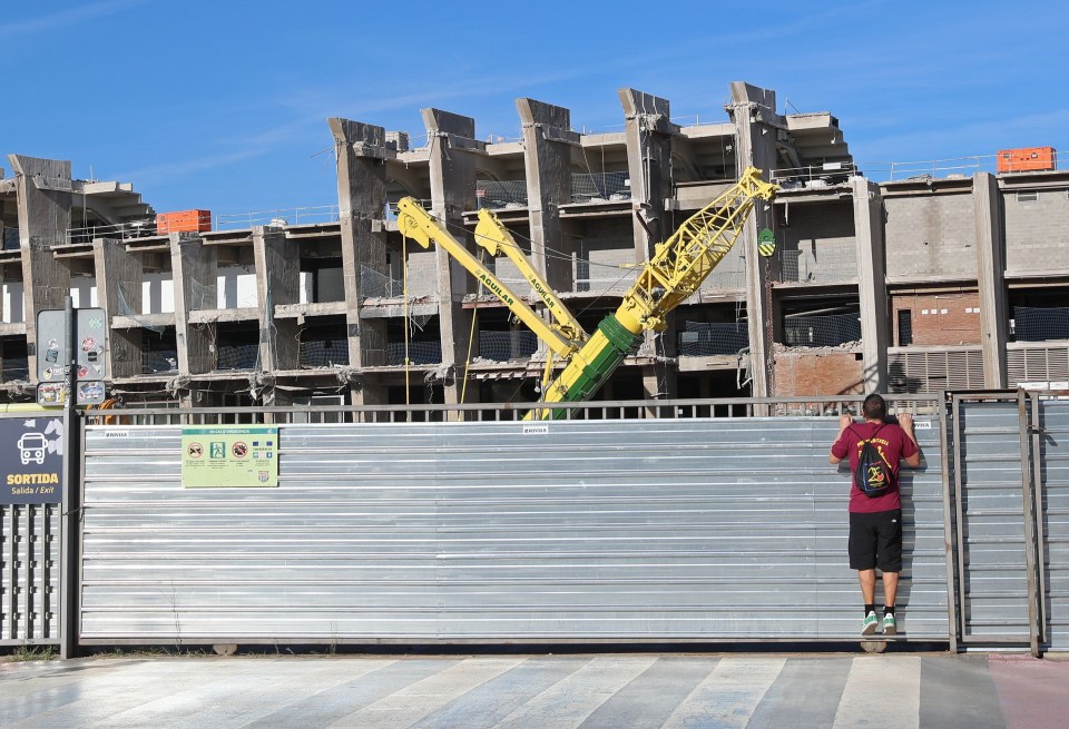 One of world’s most iconic football stadiums with 99,000 capacity looks unrecognisable after demolition