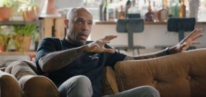 Emotional Thierry Henry opens up to Kate Abdo about relationship with dad and how love of ‘one guy beats a billion fans’