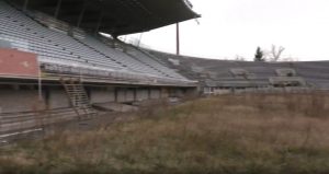 Forgotten stadium with bigger capacity than Premier League grounds now lies abandoned and faces calls to be demolished