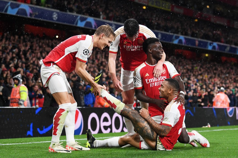 Arsenal 4 PSV 0: Gunners fill their boots with Jesus, Saka and Trossard all on the mark as they ease to win